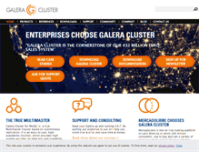 Tablet Screenshot of galeracluster.com